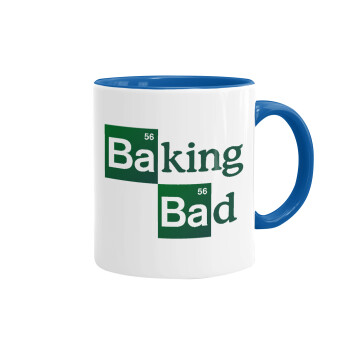 Baking Bad, Κούπα χρωματιστή μπλε, κεραμική, 330ml
