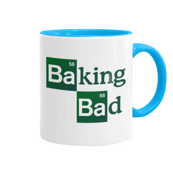 Baking Bad, Κούπα χρωματιστή γαλάζια, κεραμική, 330ml