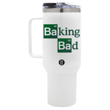 Baking Bad, Mega Tumbler με καπάκι, διπλού τοιχώματος (θερμό) 1,2L