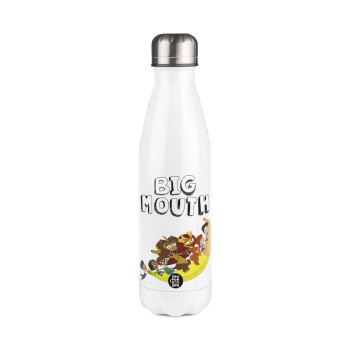 Big mouth, Metal mug thermos White (Stainless steel), double wall, 500ml