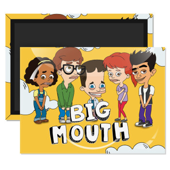 Big mouth, Ορθογώνιο μαγνητάκι ψυγείου διάστασης 9x6cm