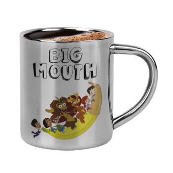 Big mouth, Double-wall metal cup for espresso (220ml)