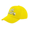 Child's Baseball Cap, 100% Cotton Twill, Yellow (COTTON, CHILD, UNISEX, ONE SIZE)