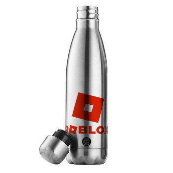 Roblox red, Inox (Stainless steel) double-walled metal mug, 500ml