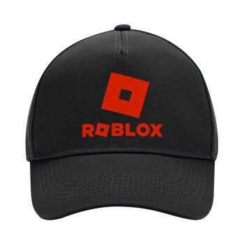 Roblox red, Καπέλο Ενηλίκων Ultimate ΜΑΥΡΟ, (100% ΒΑΜΒΑΚΕΡΟ DRILL, ΕΝΗΛΙΚΩΝ, UNISEX, ONE SIZE)