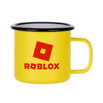 Roblox red, Metallic enamel MATT Yellow cup 360ml