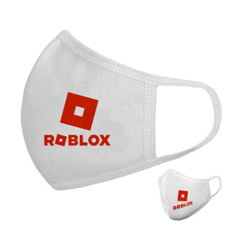 Roblox red, Μάσκα υφασμάτινη υψηλής άνεσης παιδική (Δώρο πλαστική θήκη)