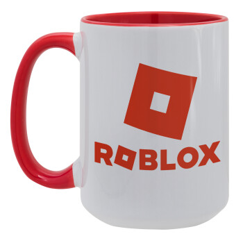 Roblox red, Κούπα Mega 15oz, κεραμική Κόκκινη, 450ml