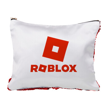 Roblox red, Τσαντάκι νεσεσέρ με πούλιες (Sequin) Κόκκινο