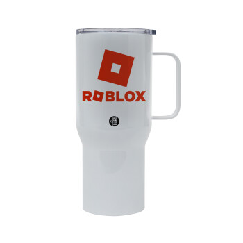 Roblox red, Tumbler με καπάκι, διπλού τοιχώματος (θερμό) 750L