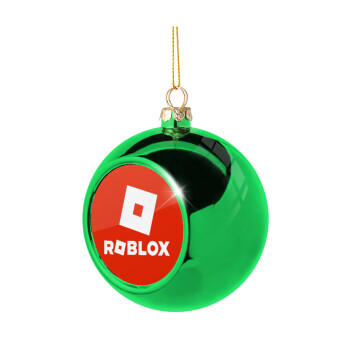 Roblox red, Green Christmas tree ornament ball 8cm