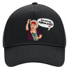 Adult Ultimate Hat BLACK, (100% COTTON DRILL, ADULT, UNISEX, ONE SIZE)