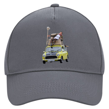 Mr. Bean mini 1000, Ultimate Adult Hat Grey, (100% COTTON DRILL, ADULT, UNISEX, ONE SIZE)