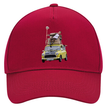 Mr. Bean mini 1000, Adult Ultimate Hat RED, (100% COTTON DRILL, ADULT, UNISEX, ONE SIZE)