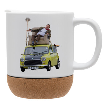 Mr. Bean mini 1000, Ceramic coffee mug Cork (MAT), 330ml (1pcs)