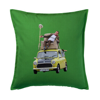 Mr. Bean mini 1000, Sofa cushion Green 50x50cm includes filling