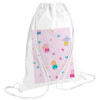 Backpack pouch GYMBAG white (28x40cm)