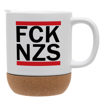 FCK NZS, Ceramic coffee mug Cork (MAT), 330ml (1pcs)