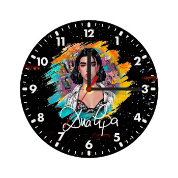 Dua lipa, Wooden wall clock (20cm)