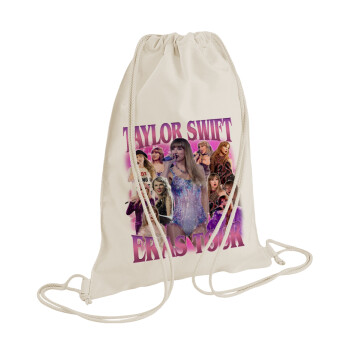 Taylor Swift, Τσάντα πλάτης πουγκί GYMBAG natural (28x40cm)