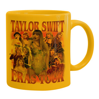 Taylor Swift, Ceramic coffee mug yellow, 330ml