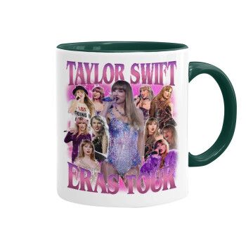 Taylor Swift, Mug colored green, ceramic, 330ml