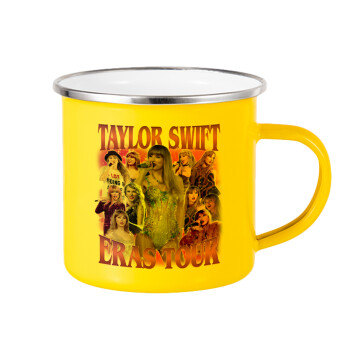Taylor Swift, Κούπα Μεταλλική εμαγιέ Κίτρινη 360ml