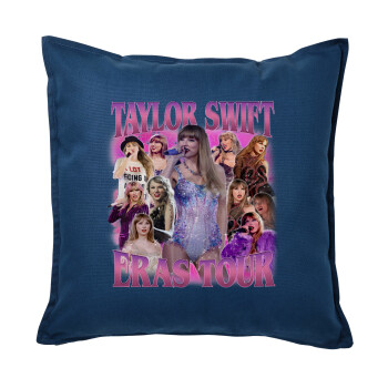 Taylor Swift, Sofa cushion Blue 50x50cm includes filling