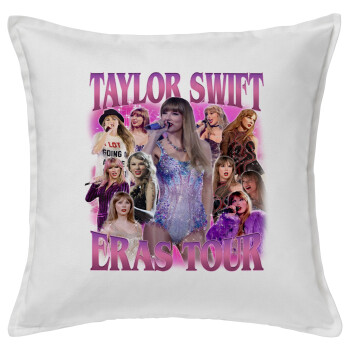 Taylor Swift, Sofa cushion White 50x50cm includes filling