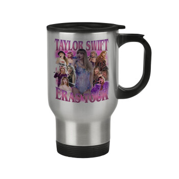 Taylor Swift, Stainless steel travel mug with lid, double wall 450ml