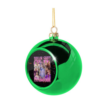 Taylor Swift, Χριστουγεννιάτικη μπάλα δένδρου Πράσινη 8cm