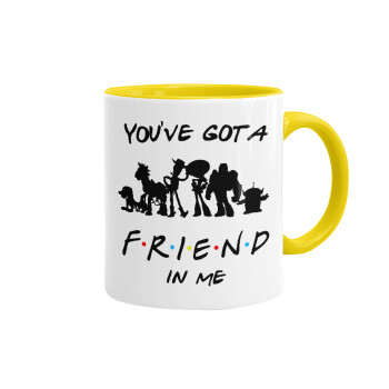 You've Got a Friend in Me, Mug colored yellow, ceramic, 330ml