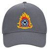 Ultimate Adult Hat Grey, (100% COTTON DRILL, ADULT, UNISEX, ONE SIZE)