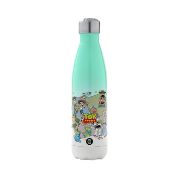 toystory characters, Metal mug thermos Green/White (Stainless steel), double wall, 500ml