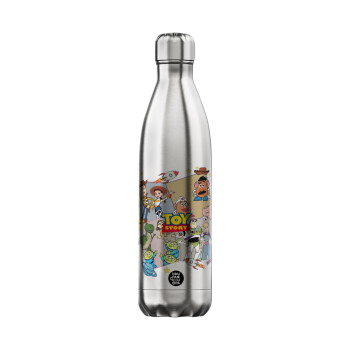 toystory characters, Μεταλλικό παγούρι θερμός Inox (Stainless steel), διπλού τοιχώματος, 750ml