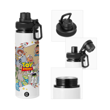 toystory characters, Metal water bottle with safety cap, aluminum 850ml