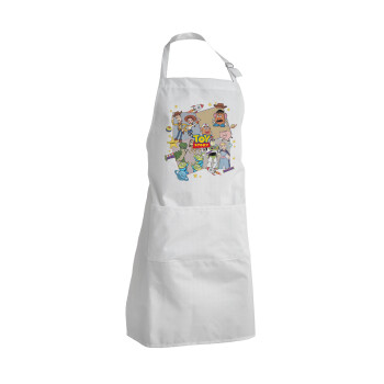 toystory characters, Adult Chef Apron (with sliders and 2 pockets)