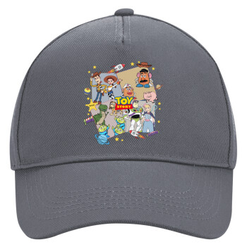 toystory characters, Ultimate Adult Hat Grey, (100% COTTON DRILL, ADULT, UNISEX, ONE SIZE)