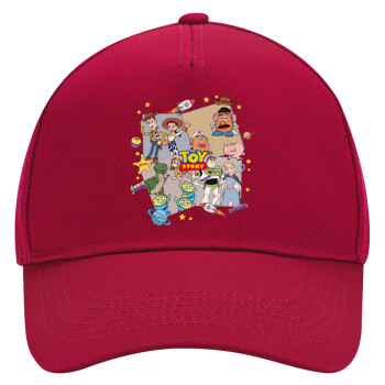 toystory characters, Adult Ultimate Hat RED, (100% COTTON DRILL, ADULT, UNISEX, ONE SIZE)