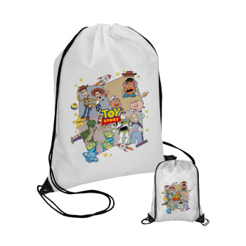 toystory characters, Pouch bag with black cords (1 piece)