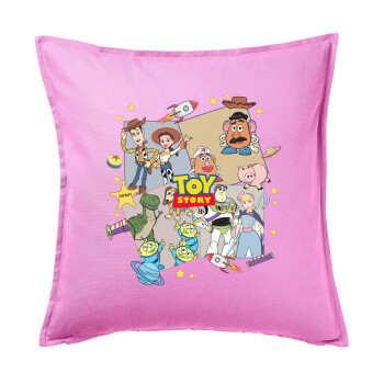 toystory characters, Sofa cushion Pink 50x50cm includes filling