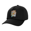 Child's Baseball Cap, 100% Cotton, Black