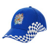 Adult Ultimate BLUE RACING Cap, (100% COTTON DRILL, ADULT, UNISEX, ONE SIZE)