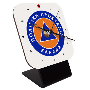 Σήμα πολιτικής προστασίας, Επιτραπέζιο ρολόι ξύλινο με δείκτες (10cm)