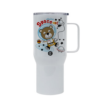 Kids Space, Mega Stainless steel Tumbler with lid, double wall 750L