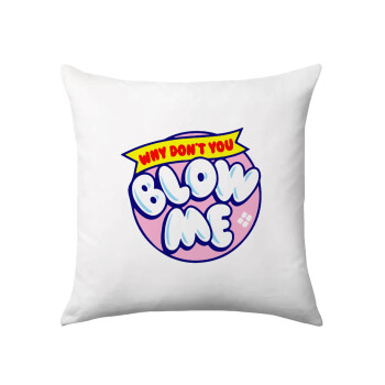 Why Don't You Blow Me Funny, Sofa cushion 40x40cm includes filling