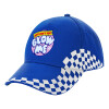 Adult Ultimate BLUE RACING Cap, (100% COTTON DRILL, ADULT, UNISEX, ONE SIZE)