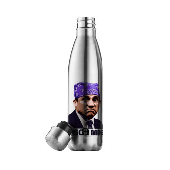 Prison Mike The office, Μεταλλικό παγούρι θερμός Inox (Stainless steel), διπλού τοιχώματος, 500ml