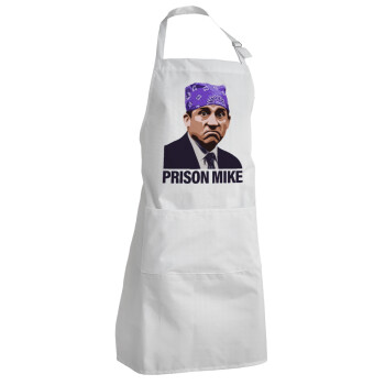 Prison Mike The office, Ποδιά Σεφ Ολόσωμη Ενήλικων (με ρυθμιστικά και 2 τσέπες)