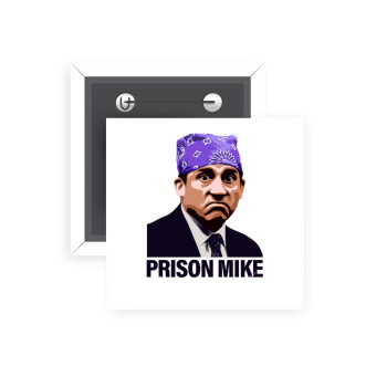 Prison Mike The office, Κονκάρδα παραμάνα τετράγωνη 5x5cm